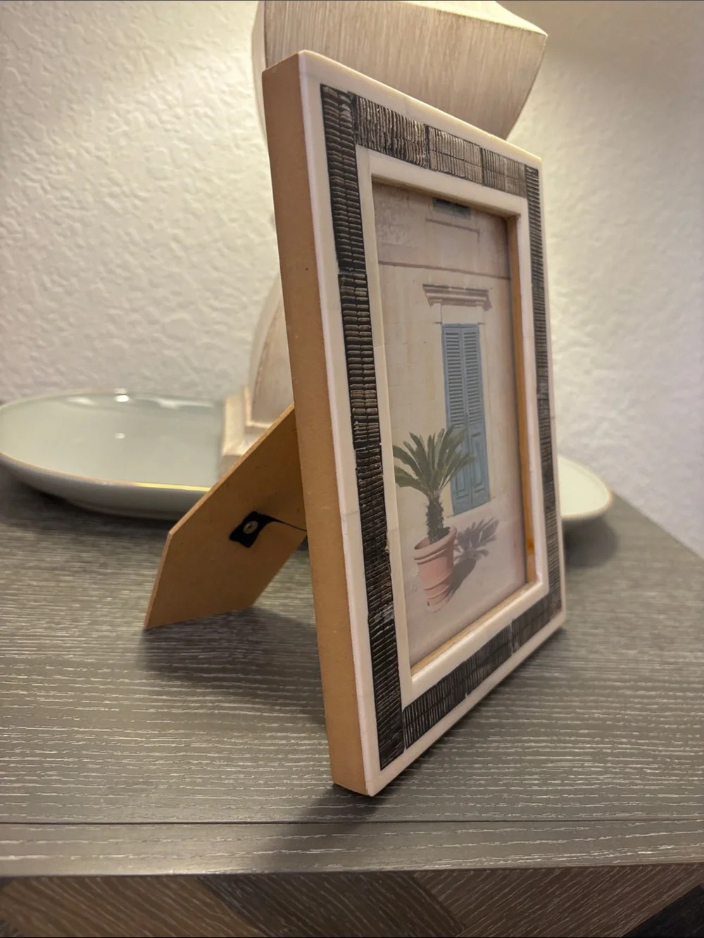 Opalhouse Black and Cream Textured Accent Photo Frame